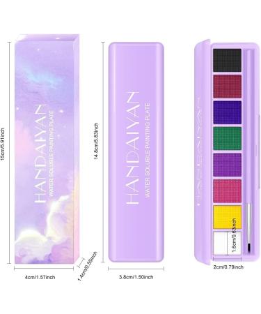 Beteligir 8-Color Water Activated Eyeliner Palette - Neon Face Paint & UV Glow Body Paint - Buy Online on GoSupps.com
