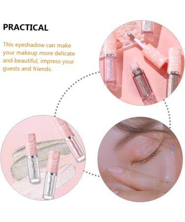 Angoily 8pcs Diy Highlight Makeup Cosmetics Bling Shadow Liquid Women Eye Glitter Tool Eyeshadow - Buy Online on GoSupps.com
