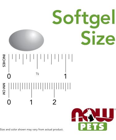 Now Pet Health Omega 3 Mini Gels Supplement Formulated for Cats & Dogs NASC Certified 150 Softgels - Buy Online on GoSupps.com