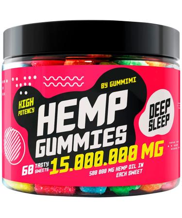 Hmp Gummies for Deep and Healthy Bdtime  Ensure The Peace of Body  Hmp Oil Infused Gummy Vitamins  Natural, Fruity Flavored Bears