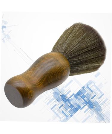 Frcolor Vintage Hair Removal Brush - Wooden Shaving Brush for Salon & Home Use | 15.5x3.2cm - Buy Online on GoSupps.com