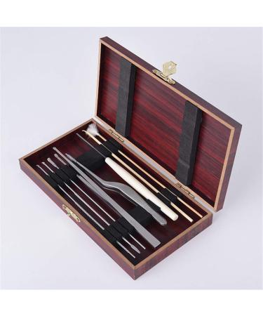 Helloyoung Ensemble de Nettoyage Pratique 8 Pi ces Outil de Sant Cueillette d'Orlle d capant de cire d'oreille Kit de Curette Nettoyant Autre (Bien-Pe et Relaxation)