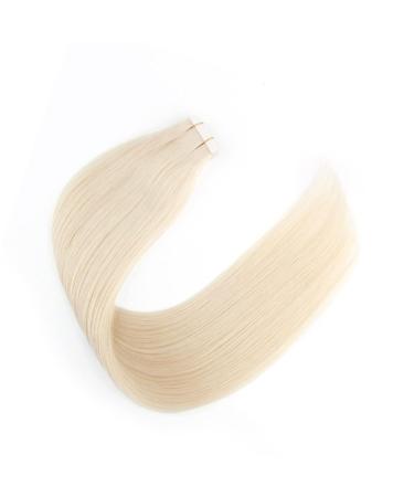 Sixstarhair Invisible Tape Extensions | Real Hair 20PCs 50g 55cm #60 Blond | Premium Remy Tape In Hair Extensions - Buy Online on GoSupps.com