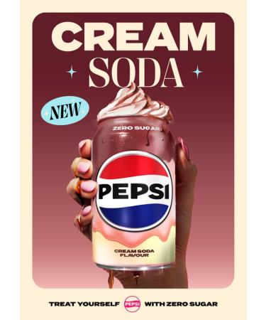  Pepsi Pepsi Treats Cream Soda 8 x 330 ml - Buy Online on GoSupps.com