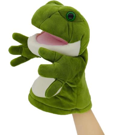 Lilizzhoumax Simulation Frog Hand Puppet Plush Toy - Cute Stuffed Animal for Role-Playing and Early Education - Interactive Kids Gift - Buy Online on GoSupps.com