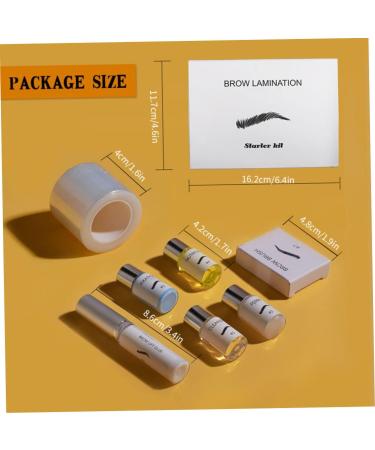 Beauty Brows Kit for 45-60 Days 3D Eyebrow Lamination Kit Professional Natural Trendy Long Lasting Perming Eyebrow Kit for Home Use Beauty tools - Buy Online on GoSupps.com