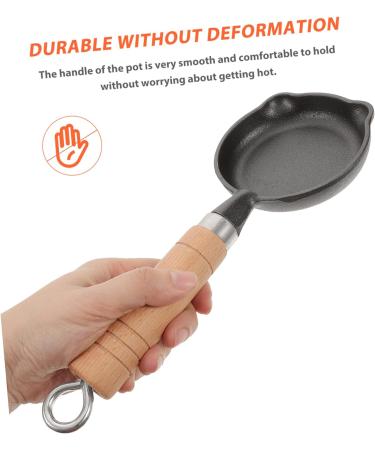 Zerodeko 1 Set Small Frying Pan Nonstick Mini Nonstick Pan Egg Pan Omelette Pan Non Stick Fry Pan Burger Frying Pan English Muffin Maker Kitchen Accessory Household Sweden Iron - Buy Online on GoSupps.com
