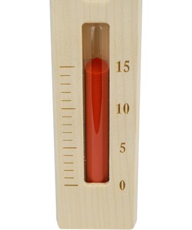 SudoreWell Premium Sauna Hourglass Timer - 15 Minutes Pine Wood & Red Sand for Perfect Relaxation - Buy Online on GoSupps.com