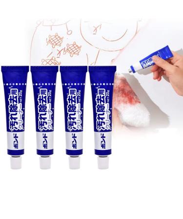 Zero Splash Bleach Pen Bleach Pen for Clothing Universal Indoor Non Toxic Paste Ultra Whiten Repair Clean Cream Graffiti Removal Waterproof Wall Stain 4Pcs