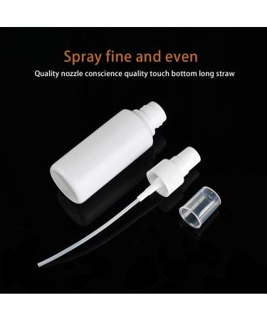 Yicare 12pcs 60ml Plastic Spray Bottles - Travel-Friendly White Atomizer Bottles for Cosmetics - Premium Quality - Buy Online on GoSupps.com