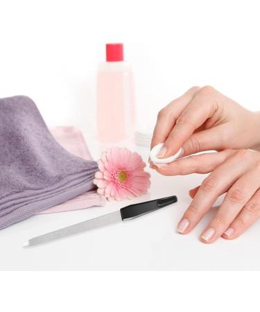 Haryali London Metal Nail Files Professional Nail File for Shaping Styling Natural Gel & Acrylic Nails Double Sided Diamond Nail File for Women and Men Nails Accessories Tools for Home & Salon Use - Buy Online on GoSupps.com