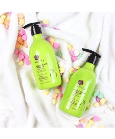 Luseta Apple Cider Vinegar Shampoo and Conditioner Set - Sulfate-Free for Hair Loss & Dandruff - 2 x 16.9oz - For Damaged & Oily Hair - Men & Women - Buy Online on GoSupps.com
