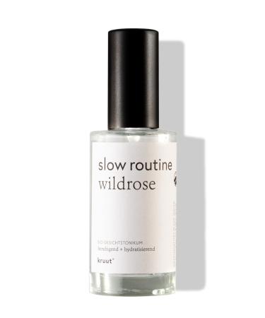 Kruut - Slow Routine Hydrolat Organic 50 ml - 100% Natural Facial Toner with Wild Rose - Moisturises and Soothes the Skin