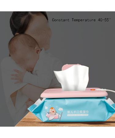 Plastic Wipe Warmer USB Powered Thermal Warm Household Wet Tissue Dispenser Portable Napkin Heating Box for Home Travel White 15*10cm - Buy Online on GoSupps.com