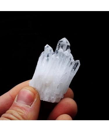 Natural Clear White Quartz Crystal Cluster Geode Gemstones Raw Specimen Home Decor 2-3cm Rocks - Buy Online on GoSupps.com