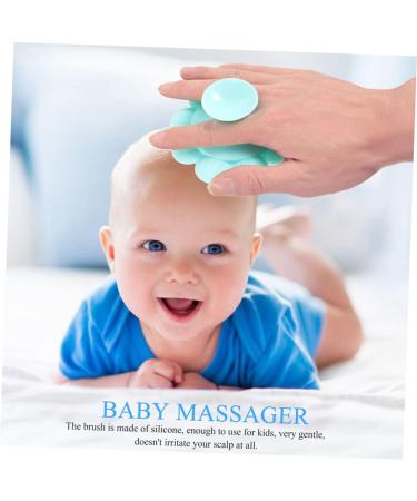 Silicone Shampoo Brush Set - Infant Shower & Hair Washing Brush for Babies | Scalp Massager & Bathing Washer - Buy Online on GoSupps.com