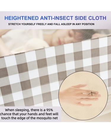 Pop Up Mosquito Net for Full to King Size Bed - Foldable, Portable, Large 72 x 78 x 59 inch - Ideal for Baby and Adults - Buy Online on GoSupps.com