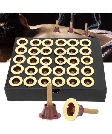 60 Pieces Moxa Cone Sticks for Pain Relief | Household Moxibustion Health Care Effective Massage Therapy - Buy Online on GoSupps.com