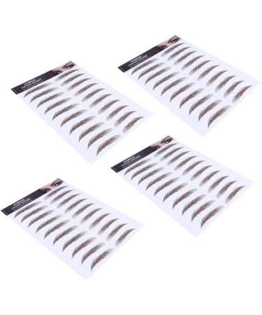 Beavorty 8 Pcs Eyebrow Stickers False Eyebrow 6d Hair-like Eyebrows Stickers Water Proof 4 Stickers - Buy Online on GoSupps.com
