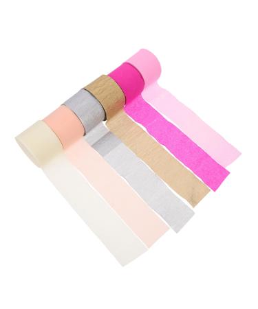 12 Rolls Decorative Ribbon Crepe Paper Party Decorations Party Streamer Decor Tassels Paper Ribbon Decor Party Streamer Paper Wedding Decorate Party Supplies Decorative Paper Assorted Color A 6X6X4.5CM