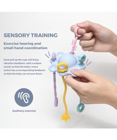 Buy Interactive Babies Pull Cord Activity Toys | Sensor Spinner Toys for Toddlers | Early Development Blue Toys - Buy Online on GoSupps.com