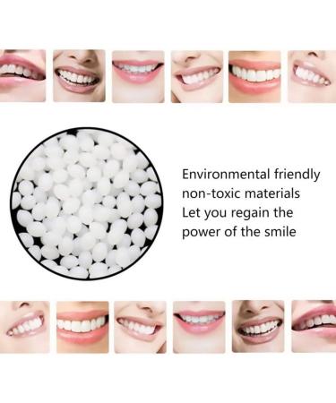 Teeth Repair Granules DIY Moldable False Teeth Temporary Tooth Filling Repair Kit for Fixing Missing and Broken Teeth Moldable False Teeth - Restoring Your Smile - Buy Online on GoSupps.com