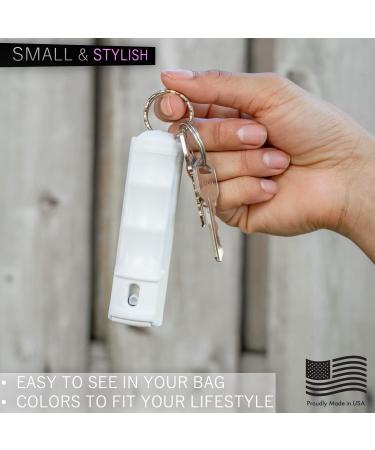 Police Magnum Keychain Pepper Spray 1/2oz - Maximum Heat OC, Self Defense for Women & Men, Made in USA - White - Buy Online on GoSupps.com