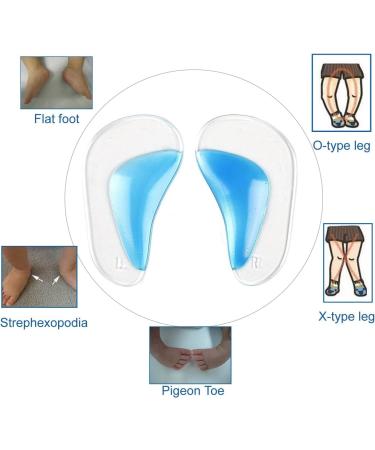 Kids Shoe Pads for Flat Feet Care | Orthopedic Silica Gel Insole with Arch Support - Small Size for Kids 0-5 Years - Buy Online on GoSupps.com