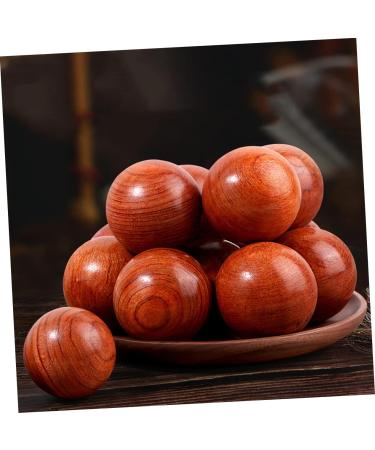Beaupretty Wooden Massage Balls - 2PC Solid Wood Baoding Foot & Hand Massage Devices | 5.5cm Meditation Roller Balls - Buy Online on GoSupps.com