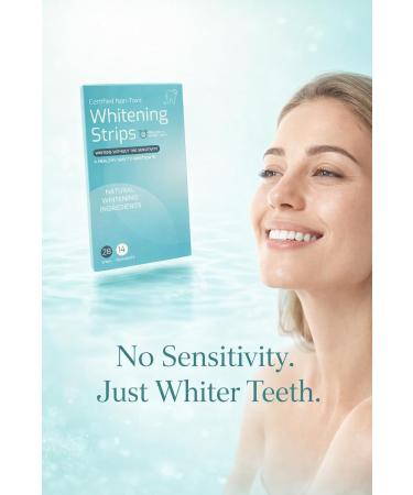 Jumu ah Teeth Whitening Strips - 14 Treatments - 28 Strips - Peroxide Free - Certified Non-Toxic Teeth Whitening | Whitens Without Sensitivity - Buy Online on GoSupps.com