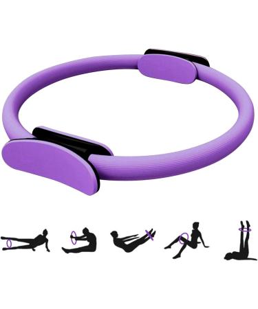 Buy Pilates Yoga Ring - Resistance Ring for Home Fitness & Core Training | Violet Magic Circle for Yoga & Gymnastics - Buy Online on GoSupps.com