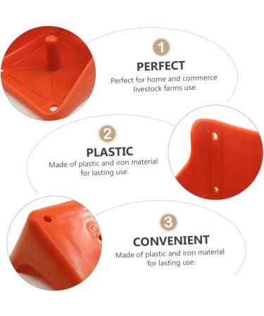 Parliky Sheep Feeder 1pc Cattle and Sheep Lick Brick Box Sheep Waterer Bowl Goats Feeder Feeding Bowl Dedicated Feed Pan - Buy Online on GoSupps.com