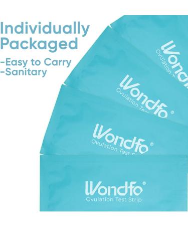 Wondfo Ovulation Test Strips Predictor Kit - 50 Count, Highly Sensitive LH Surge Detection at Home - Buy Online on GoSupps.com