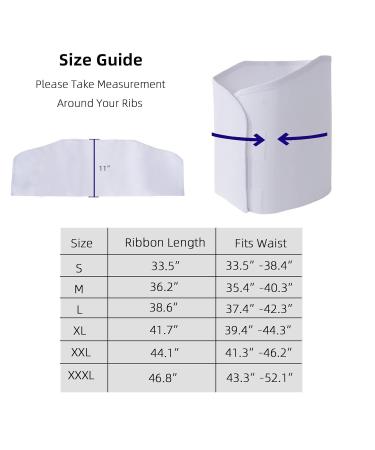 Buy Broken Rib Brace for Men & Women - Rib Compression Wrap for Postoperative Recovery | Large Size - Buy Online on GoSupps.com