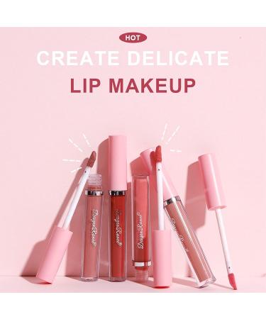 2pc Lip Liner Pencil and Lipstick Set - Waterproof Matte Lip Crayon Kit for Long Lasting, High Pigmented Lip Colors - Makeup Gift for Women - Buy Online on GoSupps.com