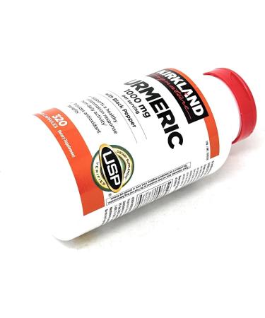 KIRKLAND Signature Turmeric with Black Pepper 1000mg (320 Count) - Buy Online on GoSupps.com