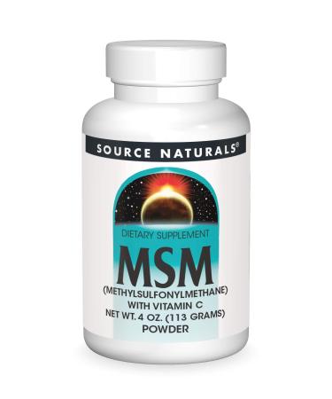 Source Naturals MSM (Methylsulfonylmethane), Powder, 4 Ounce
