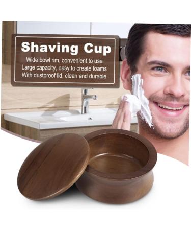 Premium Japanese Wooden Bowl Set for Men | Shaving Soap & Foam | Solid Wood with Lid - Perfect Shaving Solution - Buy Online on GoSupps.com