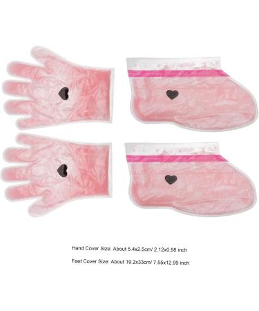 Healeved 2 Pairs Wax Gloves Spa Paraffin Wax Glove Paraffin Bath Liner Gloves Wax Hand Cover Foot Care Kit Paraffin Wax Cover Kit Paraffin Hand Spa Kit Foot Mask Nourish Pe Bag Red - Buy Online on GoSupps.com