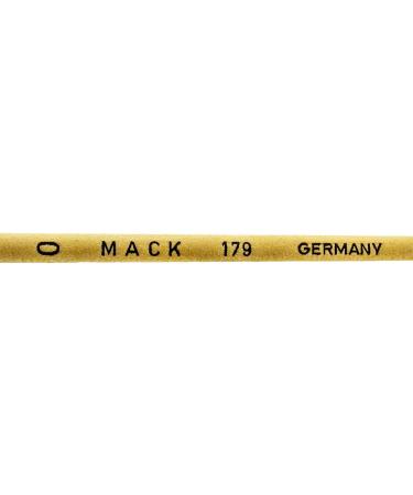 Mack Brush 179-0#0 Pencil Quill with Plain Wood Handle - MACK Sign - Buy Online on GoSupps.com