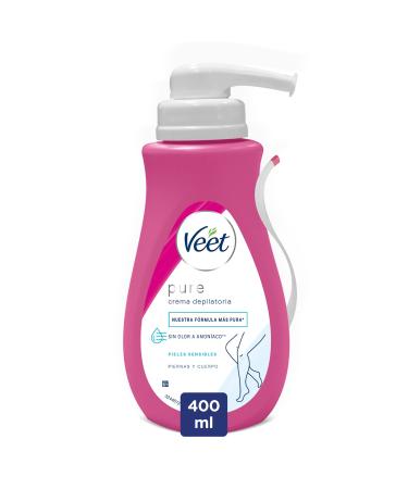 Veet Depilatory Cream Sensitive Skin Dispenser 400 ml
