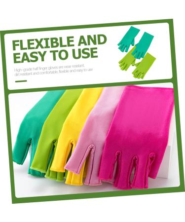 FOMIYES 8 Pairs Mitts Quilting Gloves Hand Sewing Gloves Crochet Hooks Work Gloves Kitchen Trolley Sun Gloves Finger Glove Elastic Sewing Gloves Protection Tool Sewing Supplies - Buy Online on GoSupps.com