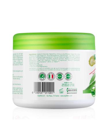 Equilibra Organic Body Scrub with Dead Sea Salt & Aloe - 600ml | Natural Exfoliator for Glowing Skin | International Shipping Available - Buy Online on GoSupps.com