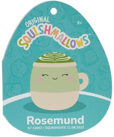 Squishmallows Rosemund 7.5-Inch Matcha Latte Plush Toy - Small Ultrasoft Stuffed Animal - Buy Online on GoSupps.com