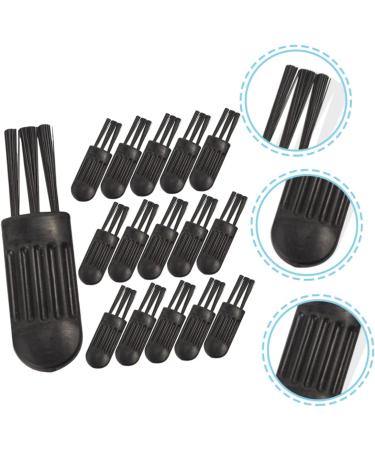 FRCOLOR 300 Pcs Mini Electric Razor & Hair Brush Cleaner Set - Trimmer Cleaner & Keyboard Brush Tool - Perfect for Shaver & Scissors Maintenance - Black - Buy Online on GoSupps.com