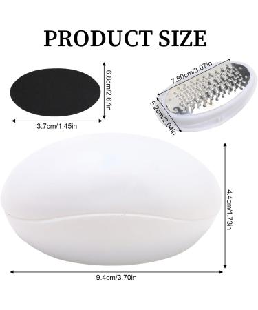 Creative Egg Foot Grinder Portable Egg Callus Remover Egg Shape Foot Scrubber Perfect for Foot Spa Egg Shaped Foot Scrubber Home Salon and Removing Tough Calluses and Dry Skin - Buy Online on GoSupps.com
