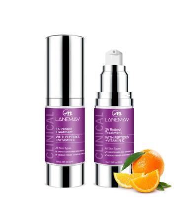 Vitamin C + Retinol Eye Cream, Eye Cream for Dark Circles and Bags Under Eyes, Anti Aging Eye Cream, Collagen Eye Cream Reduces Fine Lines, Wrinkles