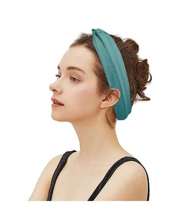 Lynun 6-Piece Wide Headband Set for Women | Elastic Sports Hair Bands for Fitness Running Yoga & Biking | Twisted Cross Headwraps in Single Colors - Buy Online on GoSupps.com