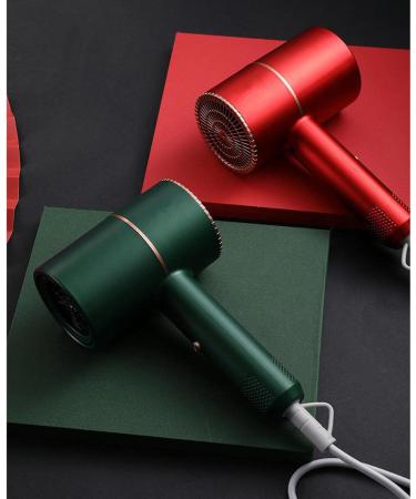 barenx barenx Hammer Hair Dryer Constant Temperature Fast Drying Blow Dryer 3 Gears Hot & Cold Wind for Home Travel US Plug - Green - Buy Online on GoSupps.com