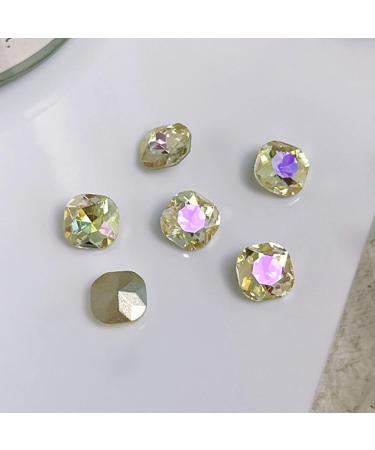 FEIlei 10x Water Droplet Nail Charms Pointed Back Nail Art Charm Heart Nail Rhinestones - Buy Online on GoSupps.com